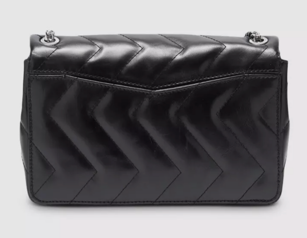Sandro Paris Quilted Leather Yza Shoulder Bag