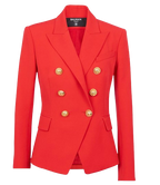 Balmain Deep Pink Double Breasted Blazer