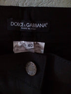Dolce & Gabbana Black Wool Pants