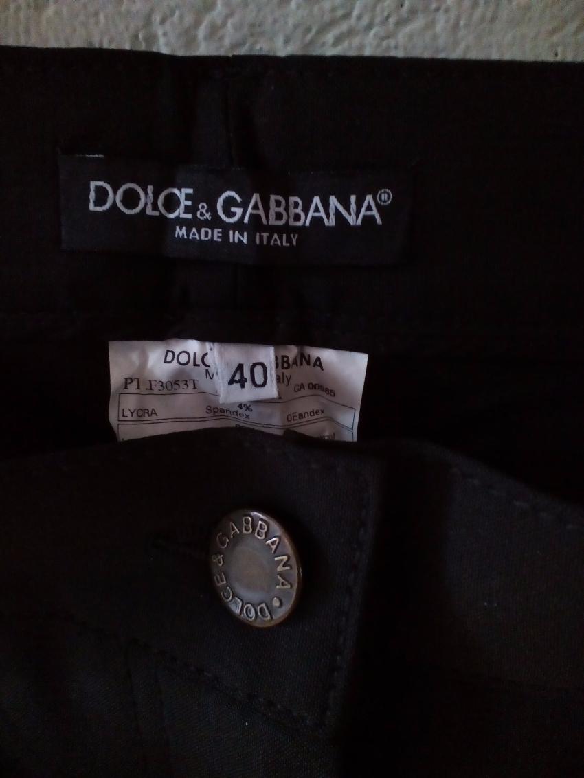 Dolce & Gabbana Black Wool Pants