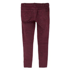 Current Elliott Burgundy Leopard Print Skinny Jeans