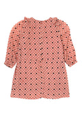 Kids 4Y Spotted Ruffled Dress
