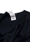 Marina Rinaldi Navy Silk- Blend Blouse