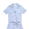 Victoria Victoria Beckham Midi Blue Dress