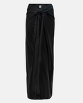 Toteme Knot-Detail Satin Maxi Skirt