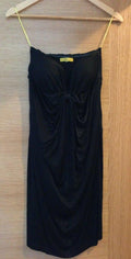 Catherine Malandrino Black Strapless Jersey Dress