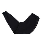 Madeleine Thompson Black & Leopard Cotton Joggers