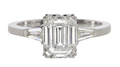 Verde 2ct IGI Certified Lab-grown Emerald Cut Diamond Ring