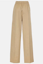 Prada Beige Cotton Wide Leg Pants