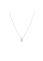 18ct white gold & white diamond pendant necklace 1.23ct