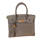 Hermes Etoupe Togo Birkin 30 With Receipt