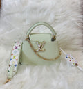 Louis Vuitton Green Taurillon Capucines Mini - Full set, packaging And Reciept