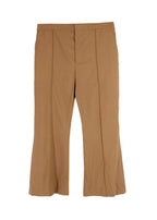 Marni Brown Virgin Wool Tailored Trousers