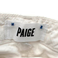 Paige White Denim Skyline Ankle Peg Jeans