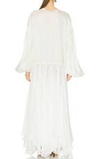 Khaite Valli Layered Silk Dress