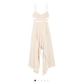 Halston Cutout satin-trimmed stretch-crepe dress