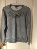 Bcbg maxazria crystal embellished sweatshirt
