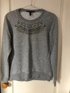 Bcbg maxazria crystal embellished sweatshirt