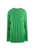 Awake Mode Green Pleated Cady  Blouse