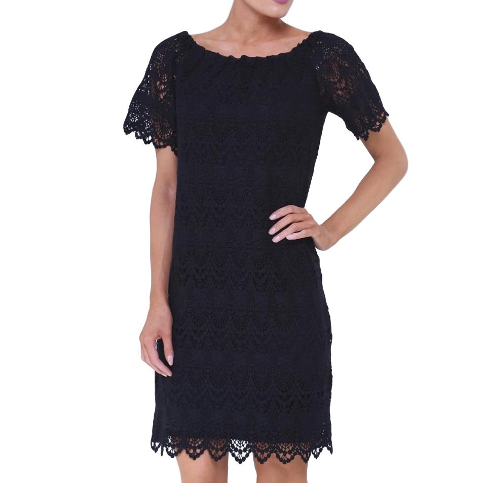Velvet by Graham & Spencer Gustina Lace Black Dress