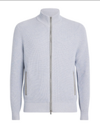 Fioroni Cashmere Cashmere Zip-Up Cardigan