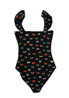 Agua by Agua Bendita Butterfly Embroidered One Piece Bathing Suit