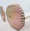 Pink Crystal Red Carpet Sunglasses