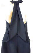 Moschino Cheap & Chic Crepe Halterneck Peplum Dress