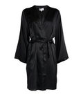 Marjolaine Silk Lace-Trim Robe