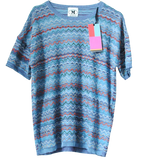 Missoni Blue ZigZag Top