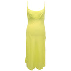 Elizabeth Hurley Yellow Beach Dress