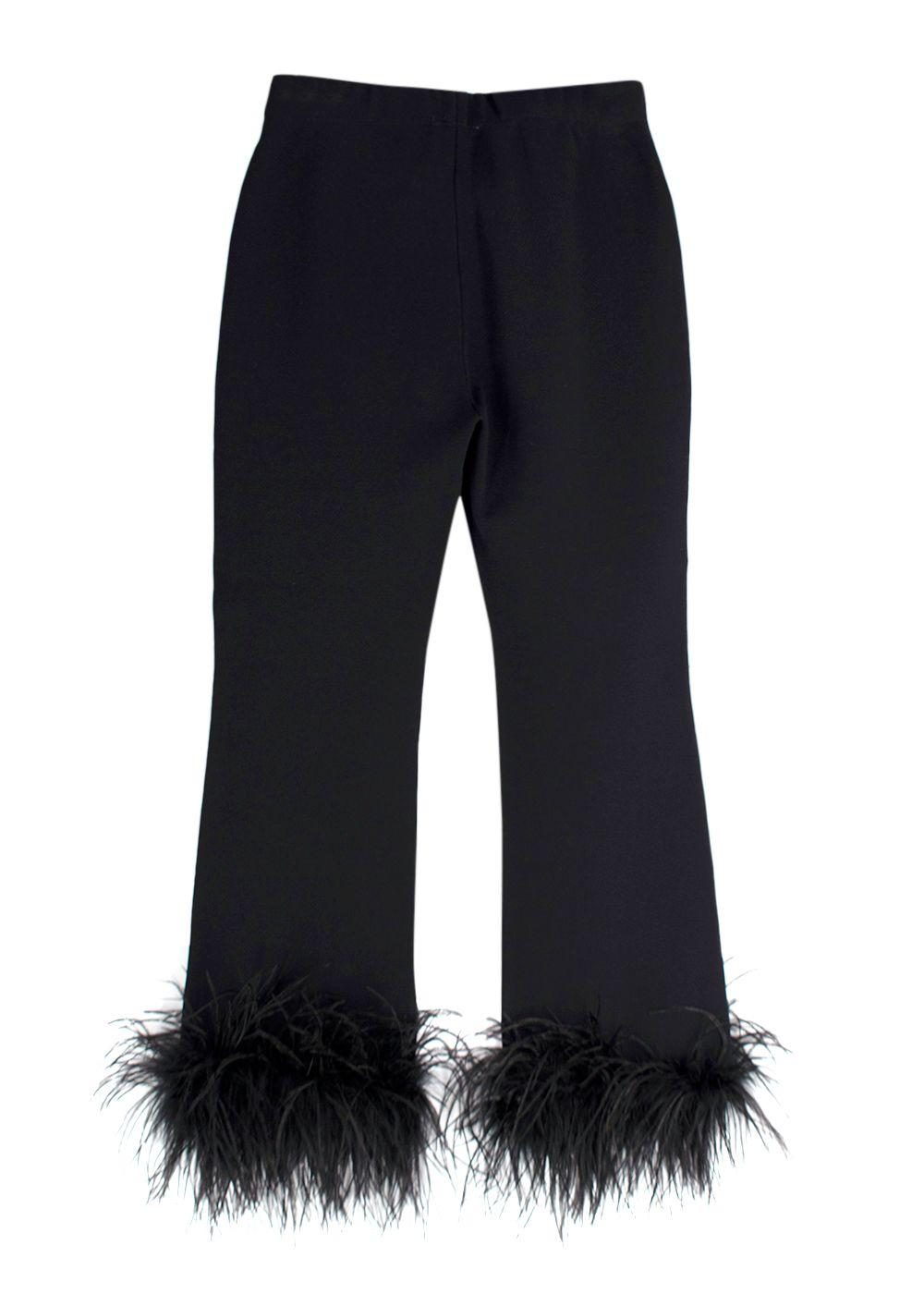 Tuckernuck Black Feather Hem Trousers
