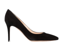 Gianvito Rossi Black Suede 85 Pumps