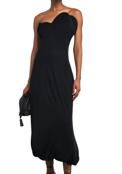 Victoria Beckham  Wave-Detail Gown