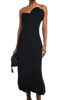 Victoria Beckham  Wave-Detail Gown