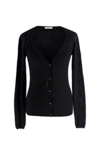 Prada Black Super Fine Knit Cardigan