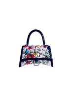 x Balenciaga Hacker Project Flora canvas Hourglass bag