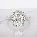 Verde 5ct IGI Certified Lab Grown Oval Cut Diamond Ring