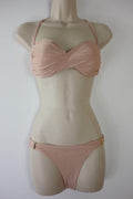 Pale Pink Twist Front Bikini