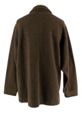 Barbour Khaki Longline Wool Blend Fleece