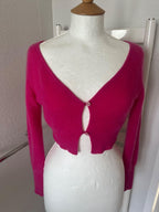 Jacquemus Alzou Cropped Mohair-blend Cardigan