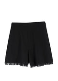 Chloe Black Frayed Hem  Shorts