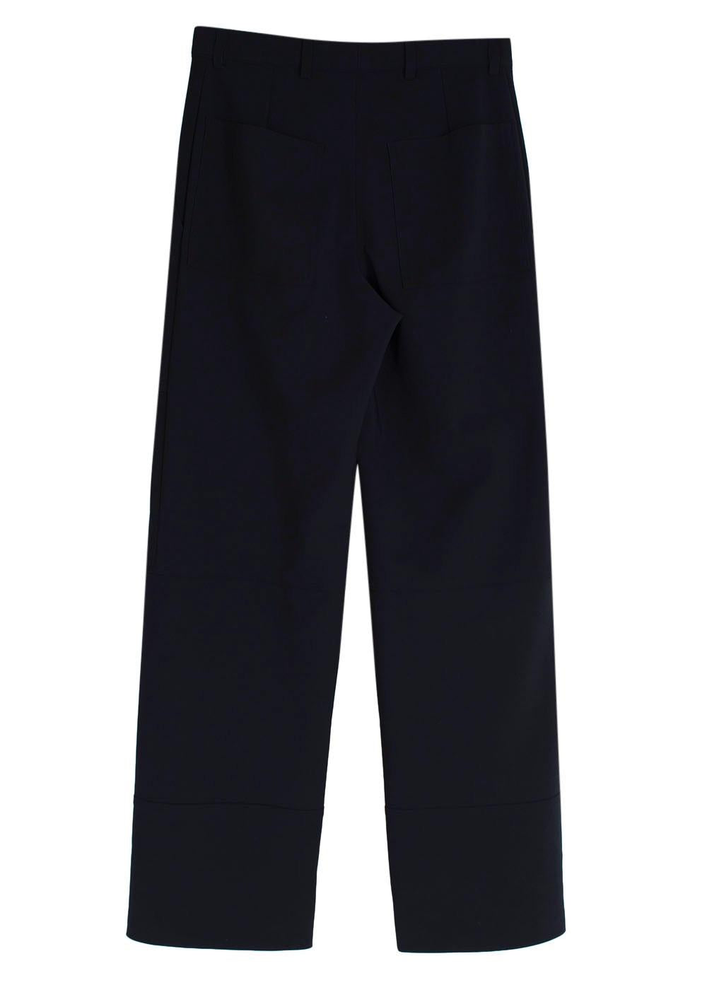 Nina Ricci Black Straight Leg Tailored Trousers