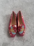 Multicolour Embroidered Ballet Flats