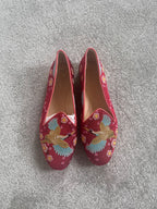 Multicolour Embroidered Ballet Flats