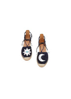 x Poppy Delevingne Midnight Flat Espadrilles