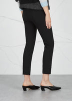 Vince Black High Waist Ankle Crop Pants
