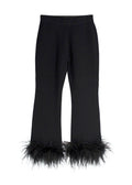 Tuckernuck Black Feather Hem Trousers