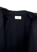 The Row Navy Wool and Silk Blend Longline Blazer
