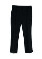Black Wool Tailored Trousers